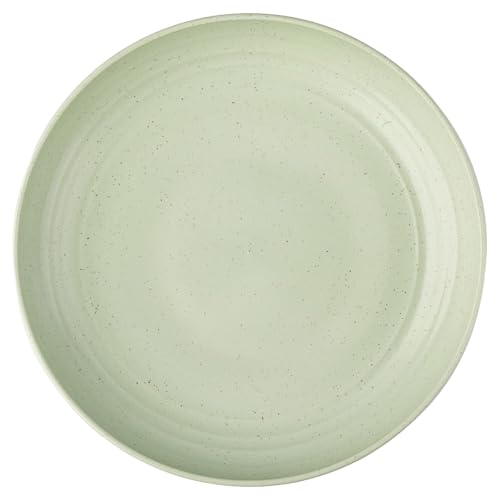 Irida Naturals Wheat Straw Dinner Set | 10 Inch Pack | Eco Friendly & Lightweight Plates, Unbreakable | Microwave Safe | Serving