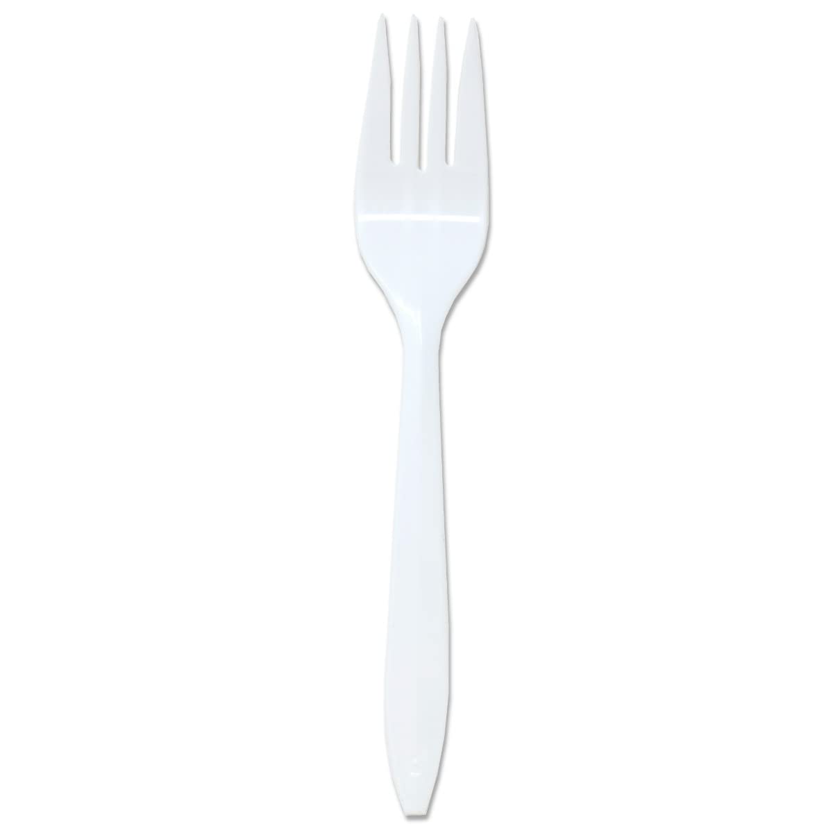 Style Setter Mediumweight Plastic Forks, White, 1000/Carton