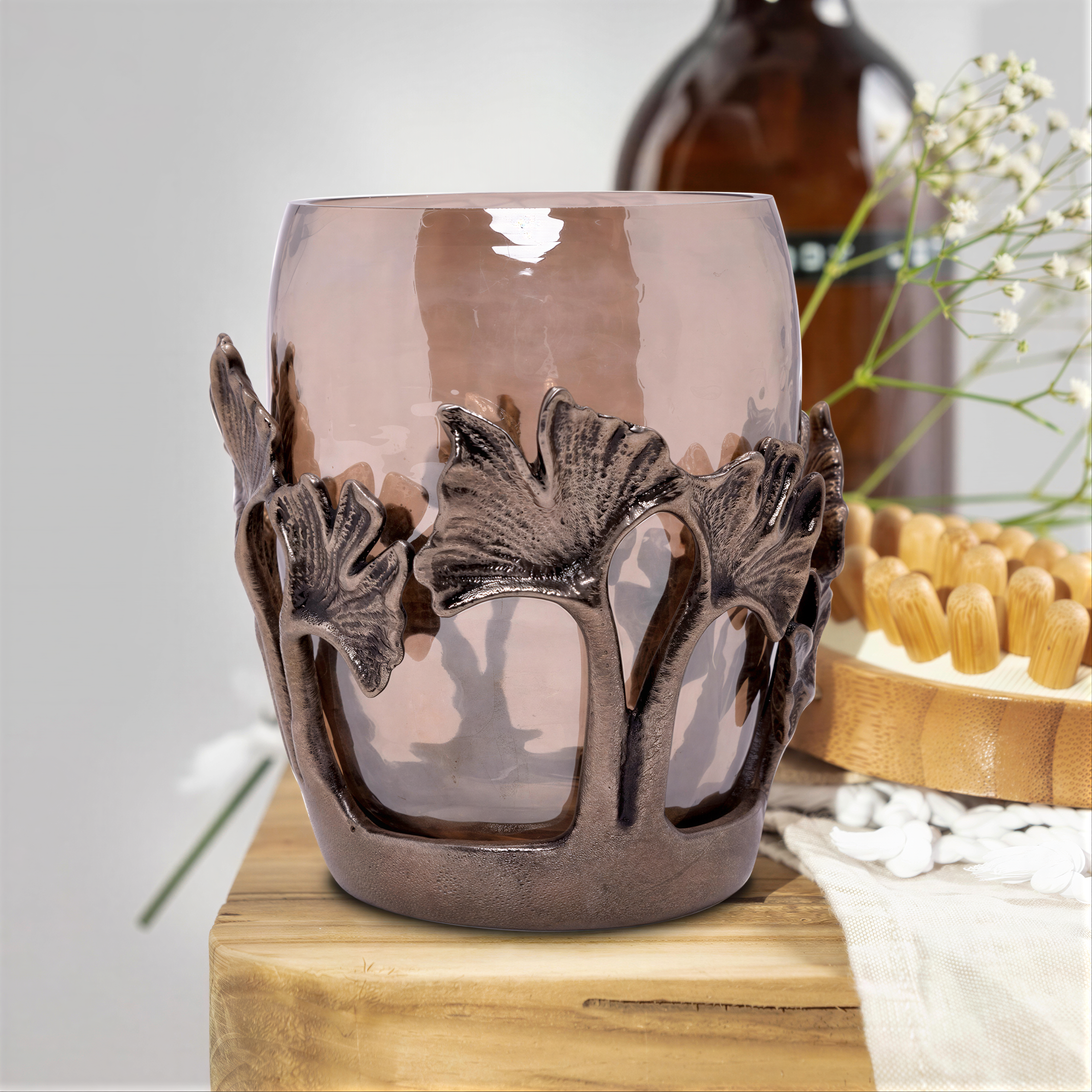 Stylish Bathroom Tumbler – Elegant Decorative Bathroom Accessory Set for Vanity