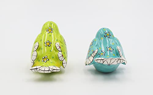 Appletree Design Birds Of Fancy Salt And Pepper Set, 2-1/8-Inch, 2-3/8-Inch
