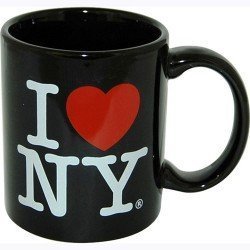 I Love Ny Black 11Oz Mug