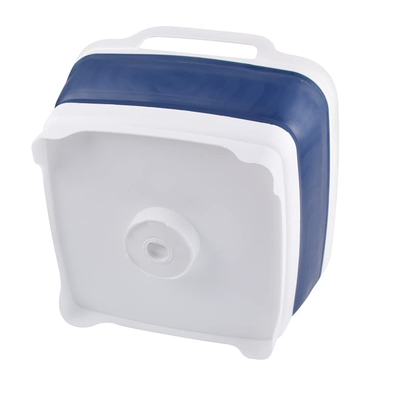Montnorth Dishpan For Washing Dishes,9L Collapsible Dish Tub Portable Sink,Wash Basin,Foldable Laundry Tub,Washing Basin With Dr