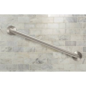 Moen Bathroom Safety 18-Inch Stainless Steel Shower Grab Bar With Concealed Screws For Handicapped Or Elderly, 8718