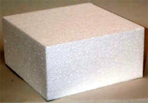 Golda'S Kitchen Square Cake Dummy - 16''    4''H