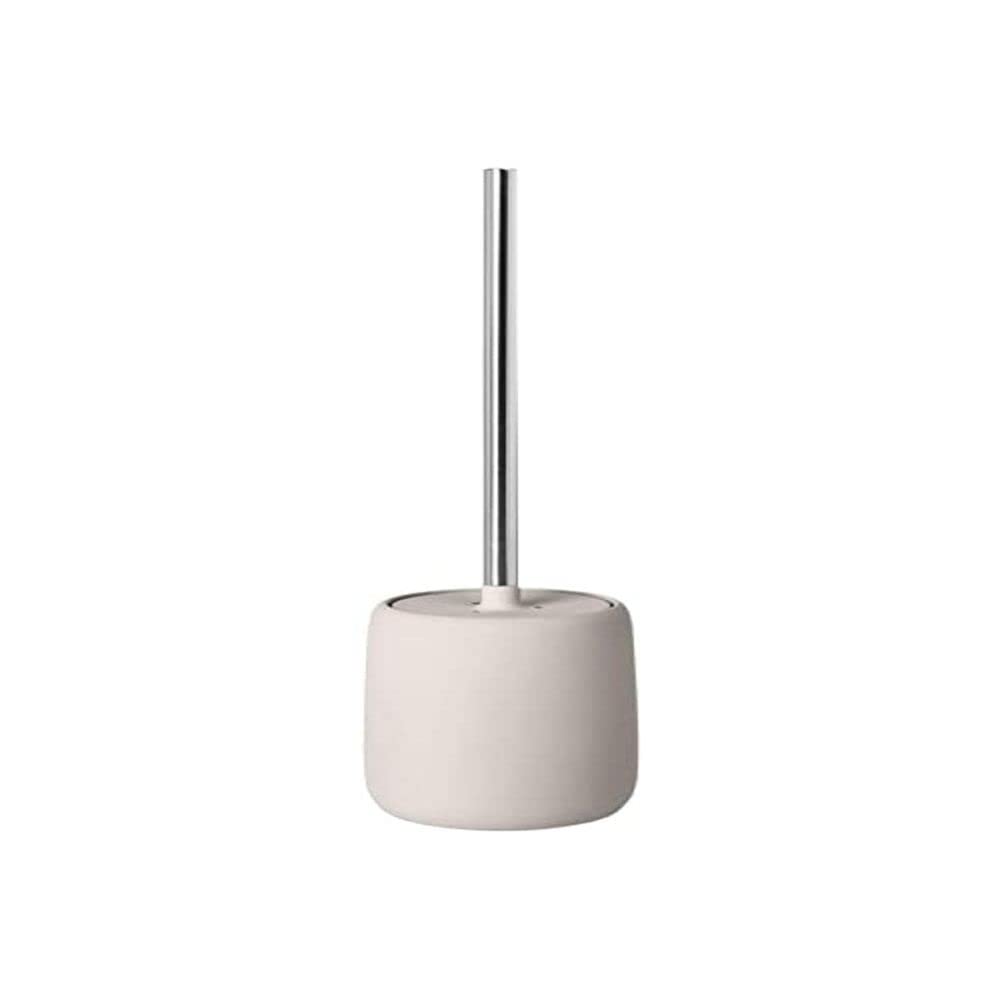 Blomus Toilet Brush, Ceramic, Plastic, Silicone, Moonbeam, H 39 Cm,  11 Cm