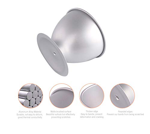 Fetesur Princess Dress Doll Cake Pan Aluminum Alloy Skirt Cake Baking Pan For Birthday And Anniversary (8 Inch)
