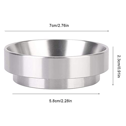 Aunmas 58Mm Espresso Dosing Funnel, Aluminum Alloy Universal Coffee Dosing, Magnetic Coffee Machine Accessories For Home Cafe (S