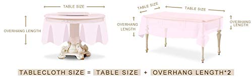 Partydelight Sequin Tablecloth, Rectangular, 60''X102'', White