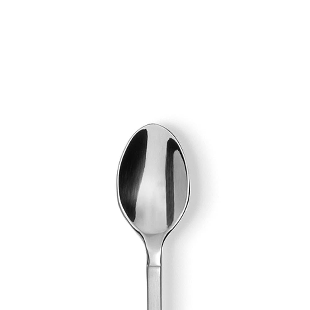 Alessi ''Dry'' 4-1/4-Inch Mocha Coffee Spoon With Satin Handle, Set Of 6