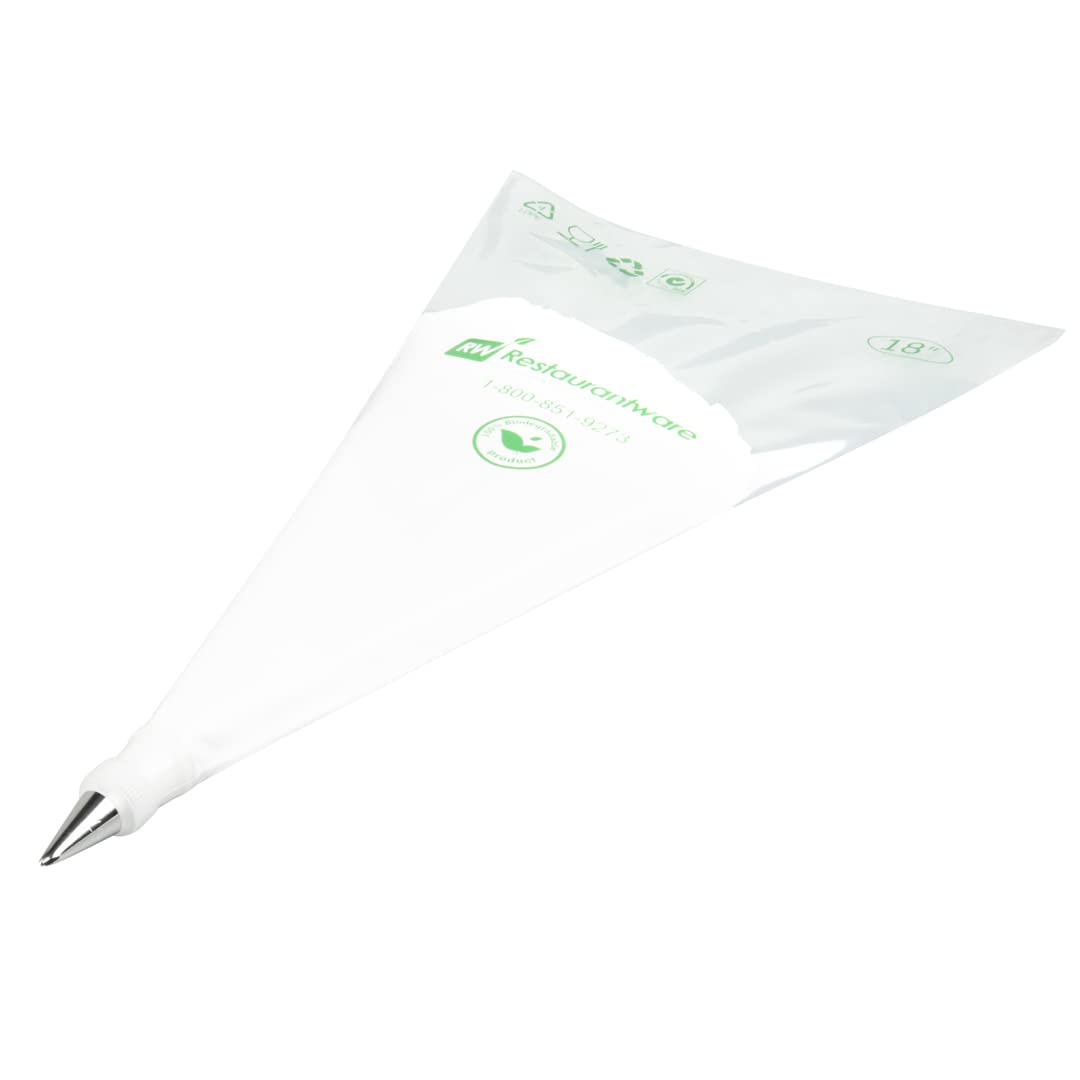 Restaurantware Pastry Tek Leaf Icing Tip 1 Reusable Piping Tip - #68 Dent-Resistant Stainless Steel Decorating Cake Tip Dishwash