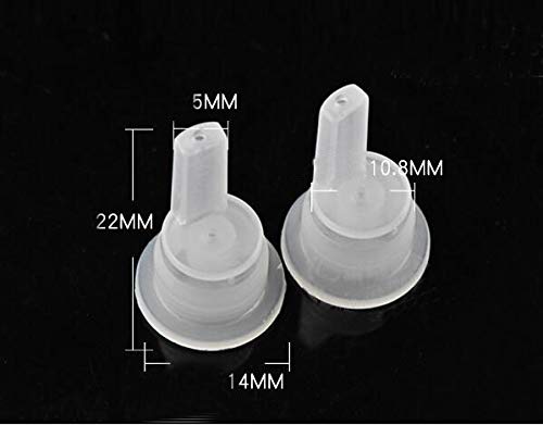 Sybl 6Pcs Portable Empty Refillable Amber Glass Essential Oil Bottles Cosmetic Perfume Aromatherapy Storage Container Vial Pots