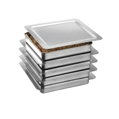 American Metalcraft Sq1215 Square Deep Dish Pan, Aluminum, 1.5'' H, 12'' W, 12'' L