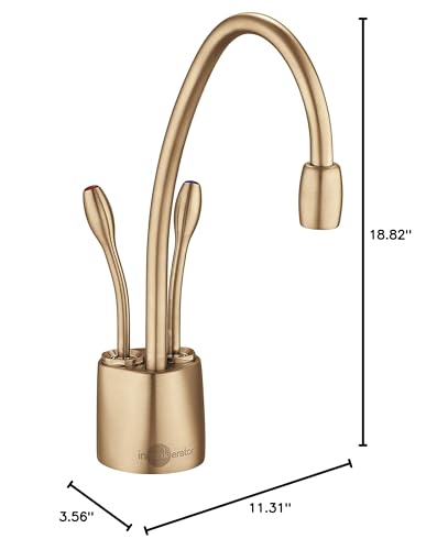 Insinkerator F-Hc1100-Bb Indulge Hot And Cool Water Dispenser Faucet, Brushed Bronze