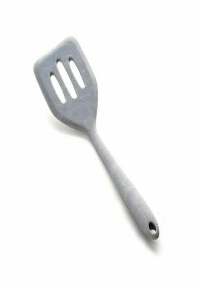 Norpro Silicone Mini Slotted Turner, Marble, 8.25'' X 2'' X .5''