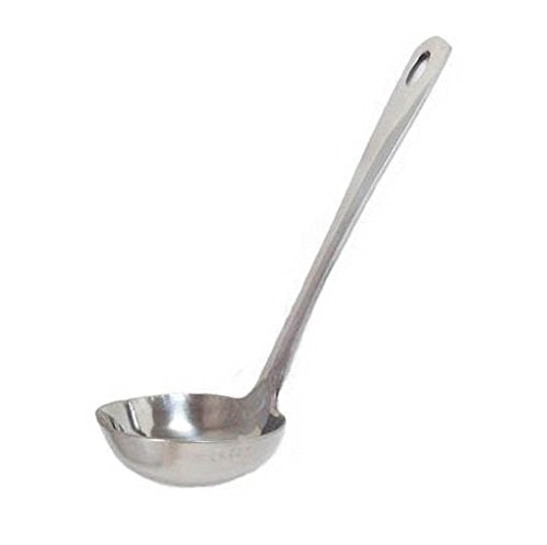 Set Of Four (4) - 7 1/2 Inches Indiviual Stainless Steel Serving Soup Sauce Ladle Ladles