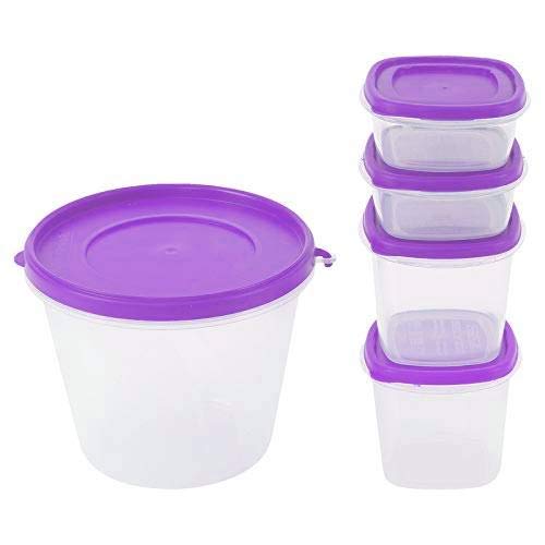 Cutting Edge Snap Tight Food Storage Container Purple (Set Of 5)