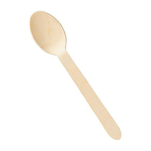 Perfect Stix 6.25'' Wooden Cutlery Spoons- Pack Of 250Ct,Light Brown