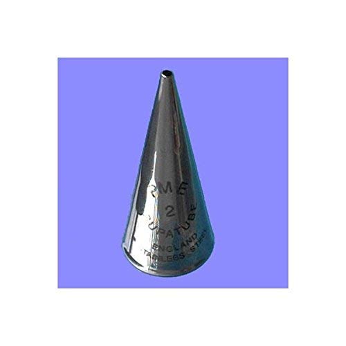 Pme Sugarcraft Pme Seamless Stainless Steel Supatube Writer No. 2, Decorating Tip, Silver