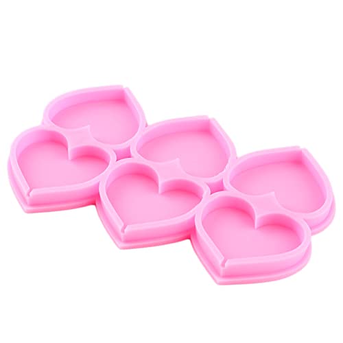 1Pc Love Heart Lollipop Silicone Molds Cupcake Topper Fondant Mold Baby Birthday Cake Decorating Tools Chocolate Candy Resin Mou