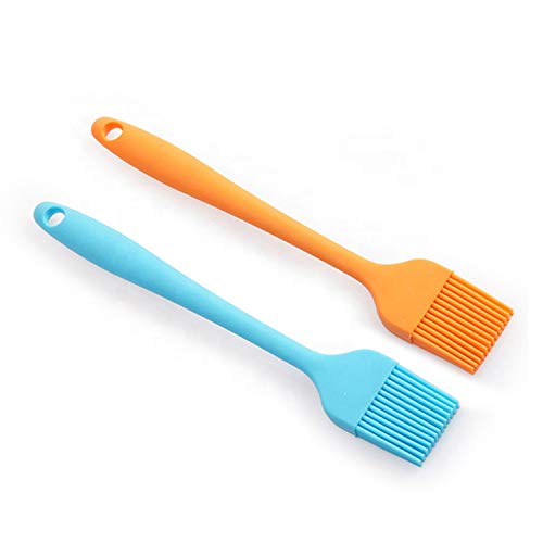 Kitchenfest Silicone Basting Brush Silicone Bristles For Bbq Grilling Pastry Turkey Baster Oil Brush For Kitchen Cooking & Bakin