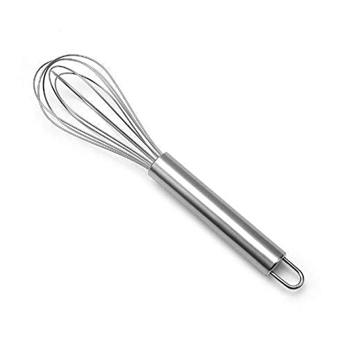 Aeyistry 8 Inch Stainless Steel Egg Whisk Multifunction Hand Egg Beaters Egg Stirring Mixing Whisk