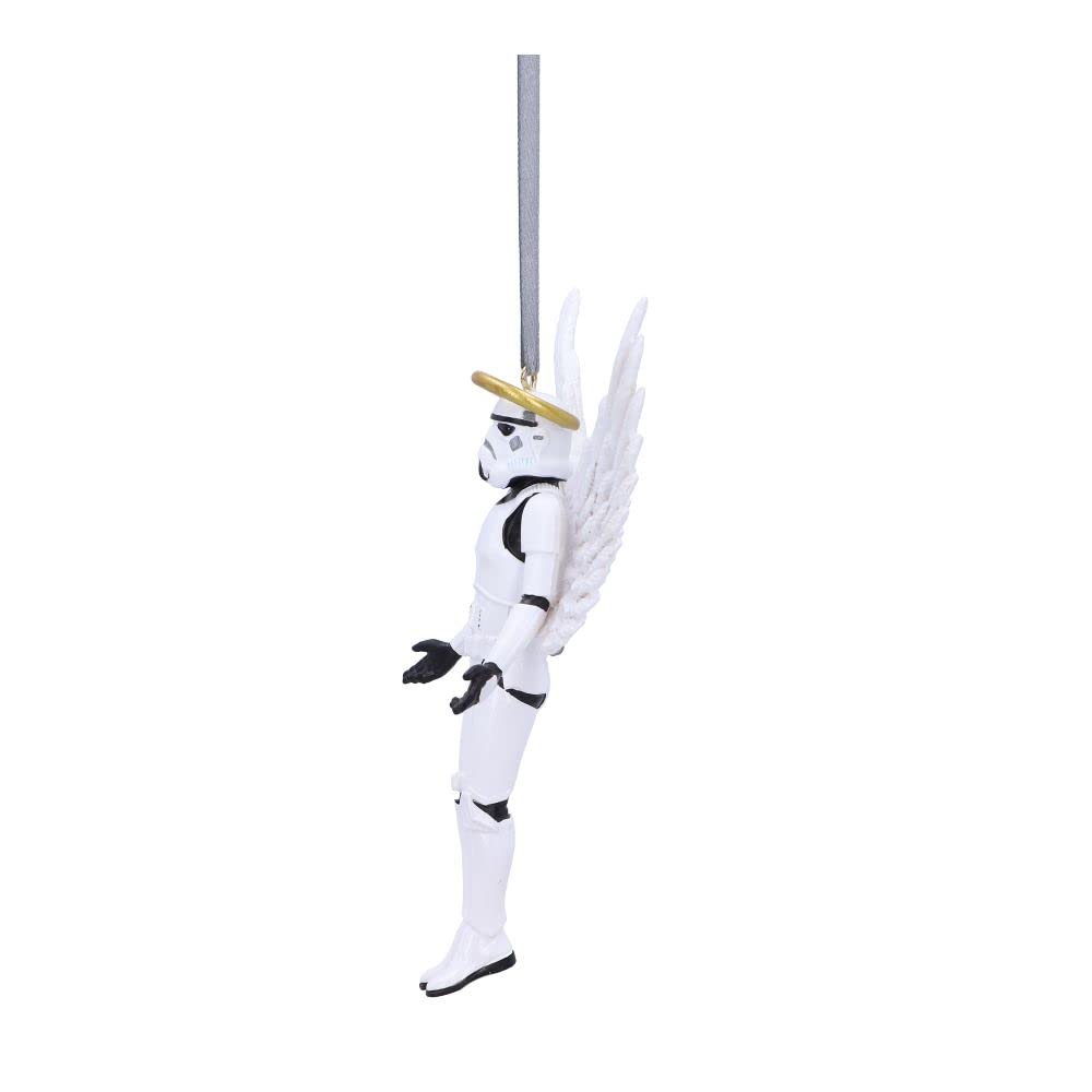 Nemesis Now Stormtrooper Angel Hanging Ornament 13cm, Resin, White