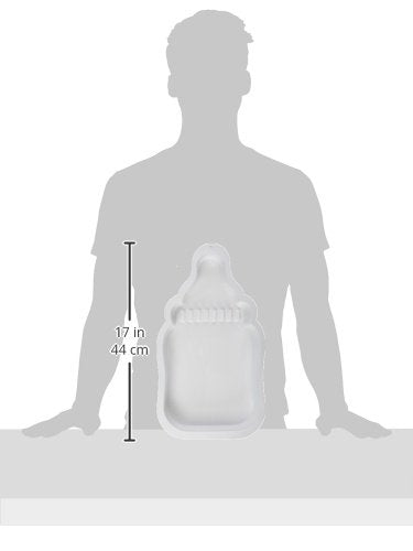 Ck Products Plastic Baby Bottle Cake Pan, White