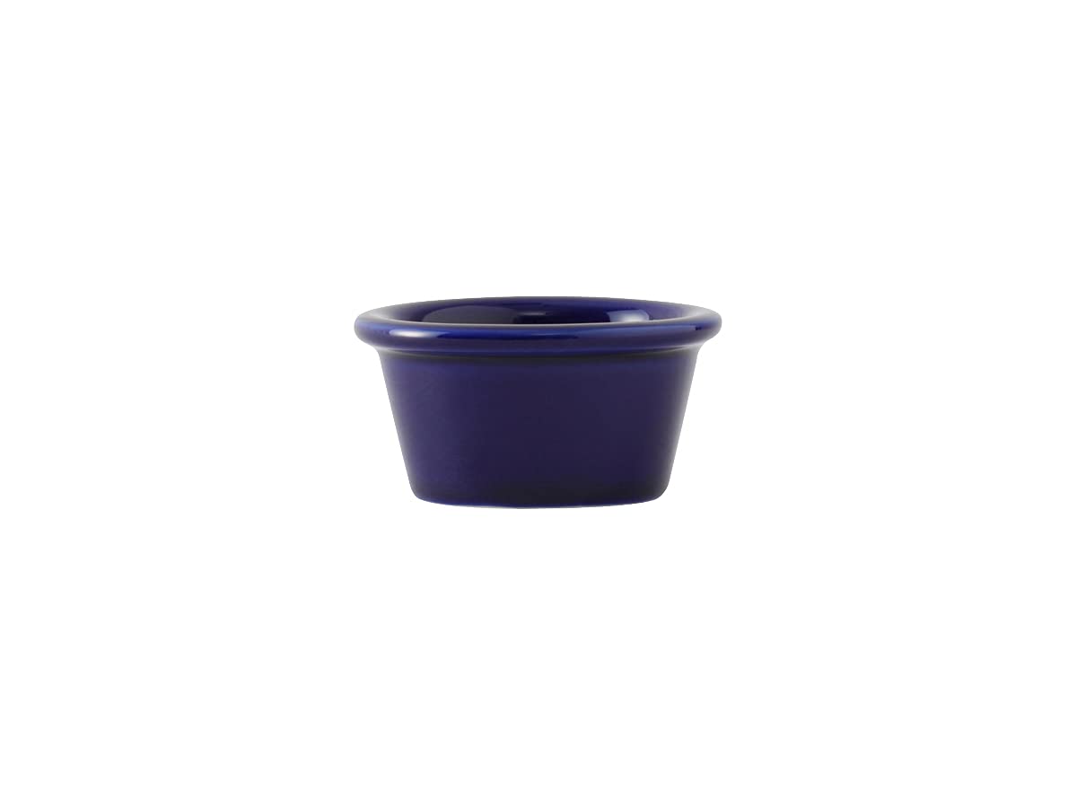Tuxton China Bcx-020B Ramekin, 2 Oz., 2-5/8'' Dia. X 1-1/2''H, Microwave & Dishwasher Safe, Oven Proof, Fully Vitrified, Lead-Fr