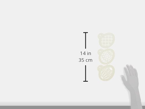 Designer Stencils Faberge Easter Egg Stencils, Beige/Semi-Transparent