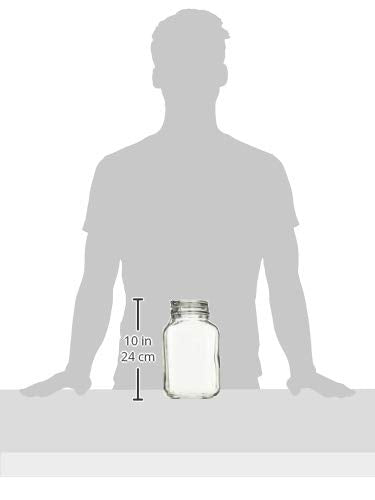 Bormioli Rocco Canning Jar - 3 Liter Glass Storage Container, 1 Count, Durable and Stylish
