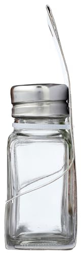 Farberware 5216093 Salt And Pepper Shakers, Glass/Stainless Steel