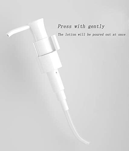 2Pcs 150Ml/5Oz Empty Clear Plastic Flat Pump Bottles With Travel Lock Lotion Cleansing Oil Dispenser Travel Sample Makeup Cosmet