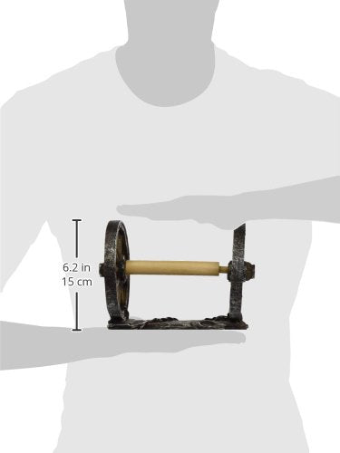 Wall Mounted Wagon Wheel Toilet Paper Holder