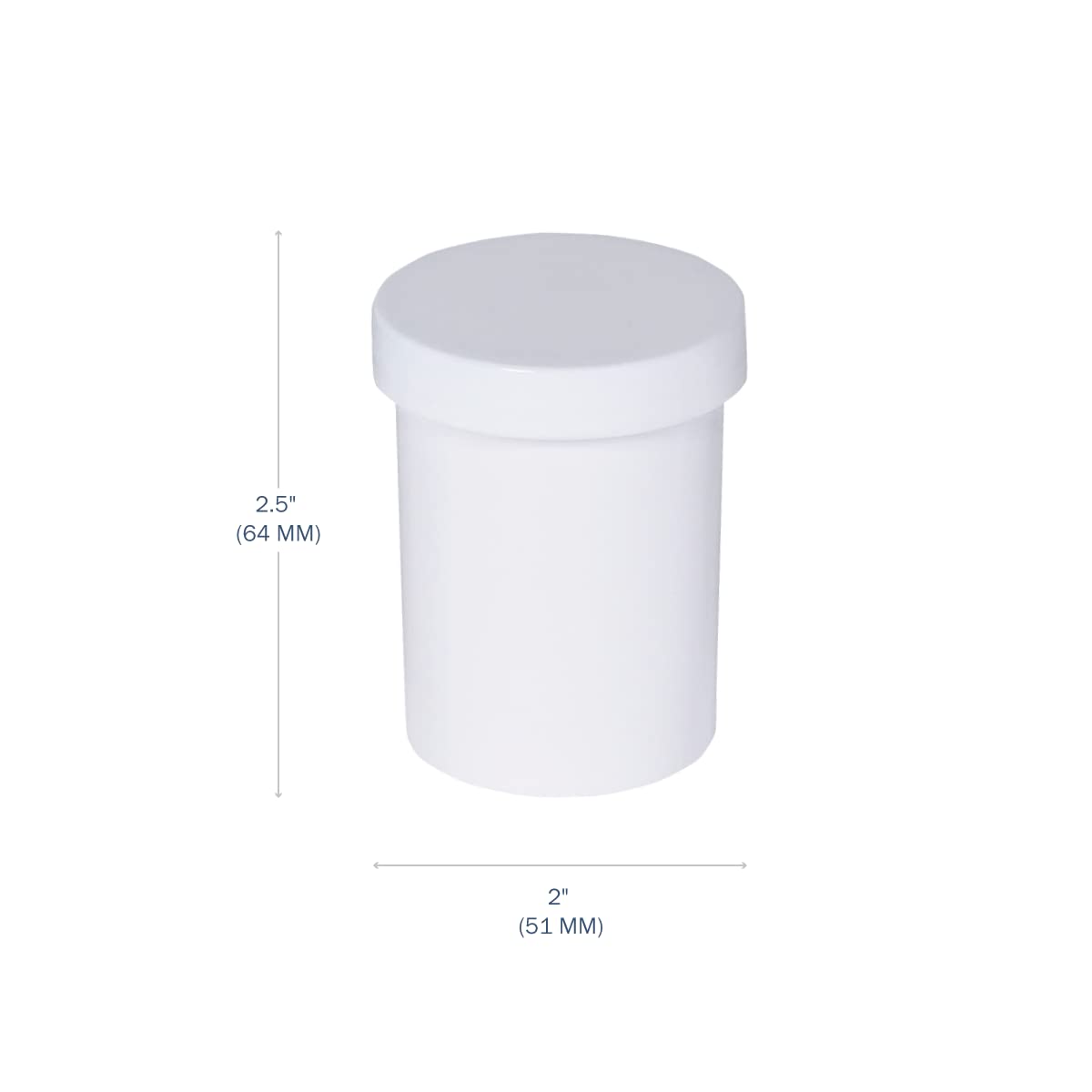 Ezy Dose Ointment Jar And Container, Screw On Cap, Leak-Proof Container For Creams And Balms, Durable Design, Ideal For Diy Skin
