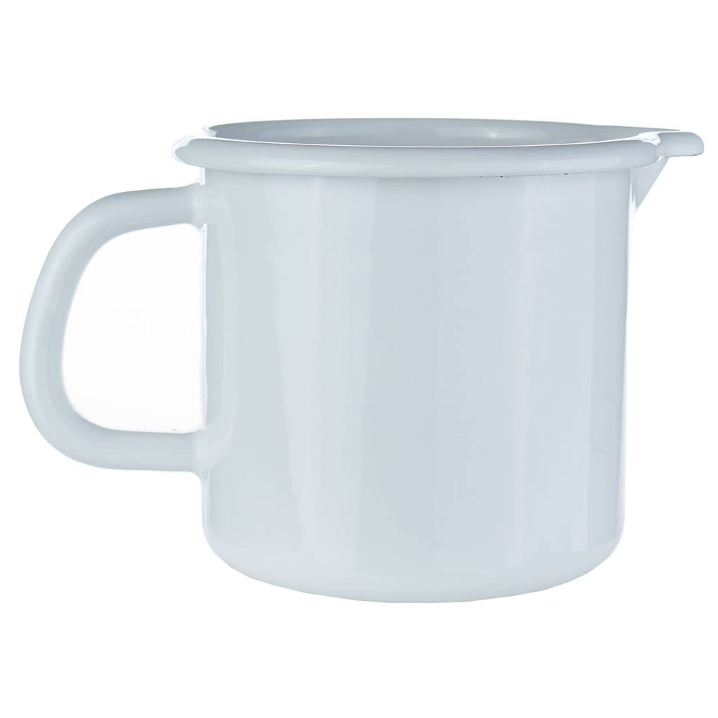 Riess 0039033 Classic Jug, Diameter10 cm White