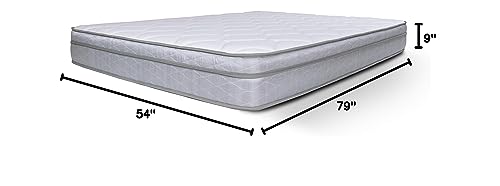 DREAMFOAM Bedding Doze 9 Eurotop Mattress-Medium Comfort, Full XL