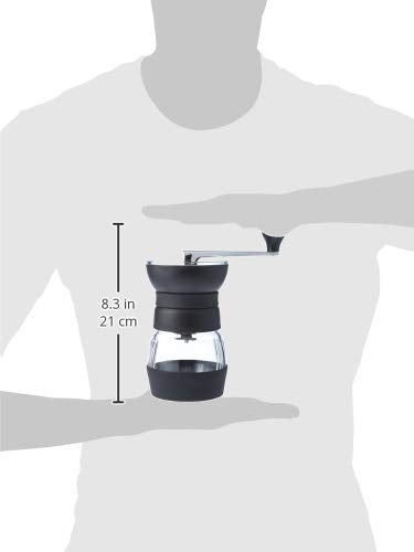 Hario ''Skerton Pro'' Ceramic Manual Coffee Grinder, Black