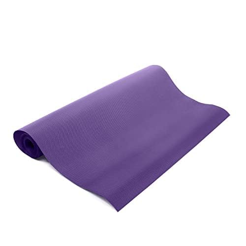 ElastPro (45cmX3m) Purple Food Grade EVA Anti Slip MatSheet for Fridge, Kitchen, Drawer, Shelf Liner, Table (Diamond Texture, Pu