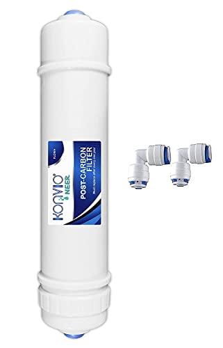 Konvio Neer Post Carbon Filter With 2 Piece Connectors For All Ro Water Purifier.