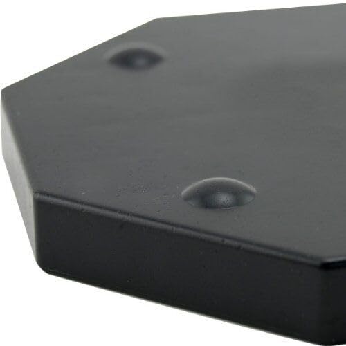 Great Credentials Coffee Countertop Octagon Drip Tray - 6'' Black