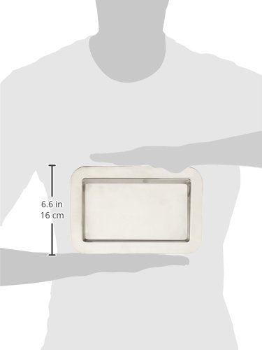 Frieling Usa 18/10 Mirrored Finish Stainless Steel Serving Tray - 9.4-Inch By 5.6-Inch - Stainless Rectangular Serving Trays - O