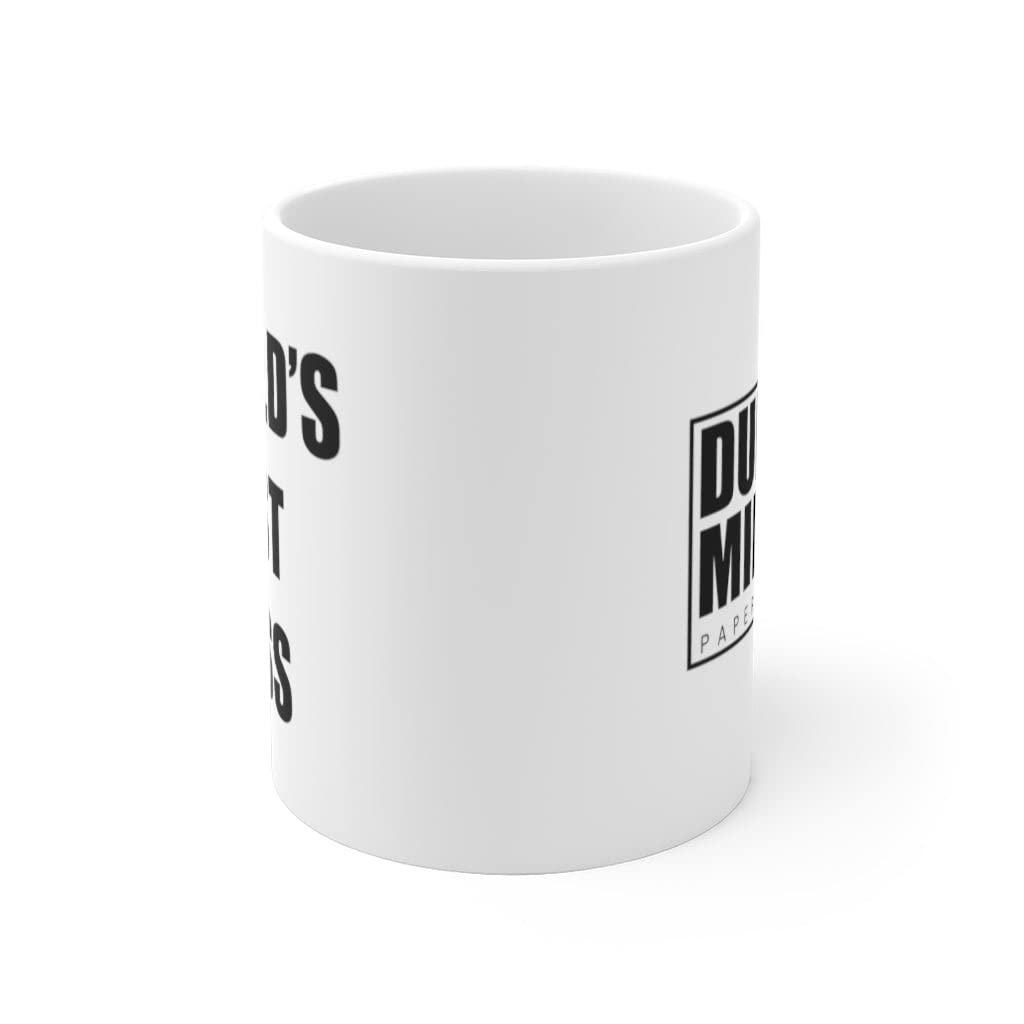 Moltdesigns The Office World'S Best Boss Mug - Dunder Mifflin Ceramic - Michael Scott - Dwight Schrute - The Office Tv Show Mug