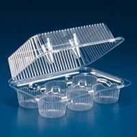 Pizety 6 Compartment Cupcake Boxes Clear Cupcake And Muffin Containers With Hinged Lid Strong And Sturdy Bpa Free,6 Cavity Cupca