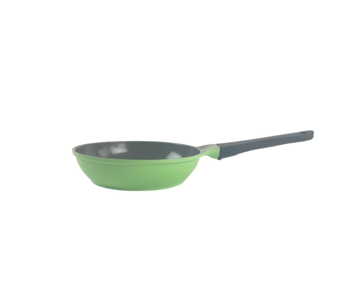 Neoflam Eela 8Inch Lightweight Nonstick Ceramic Coated Frying Pan, Egg Omelet & Stir Fry Skillet, Tamagoyaki Pan with Bakelite 