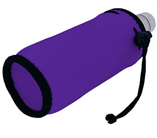 Blank Neoprene Water Bottle Coolie (2 Pack, Purple)