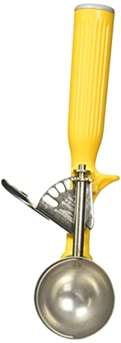 Vollrath 1-5/8 Oz Stainless Steel Disher - Size 20,Yellow