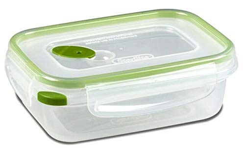 Sterilite Ultra Seal Food Storage Container, 3.1 Cup, Clear Green with See Through Lid & New Leaf Accents, Model 0311