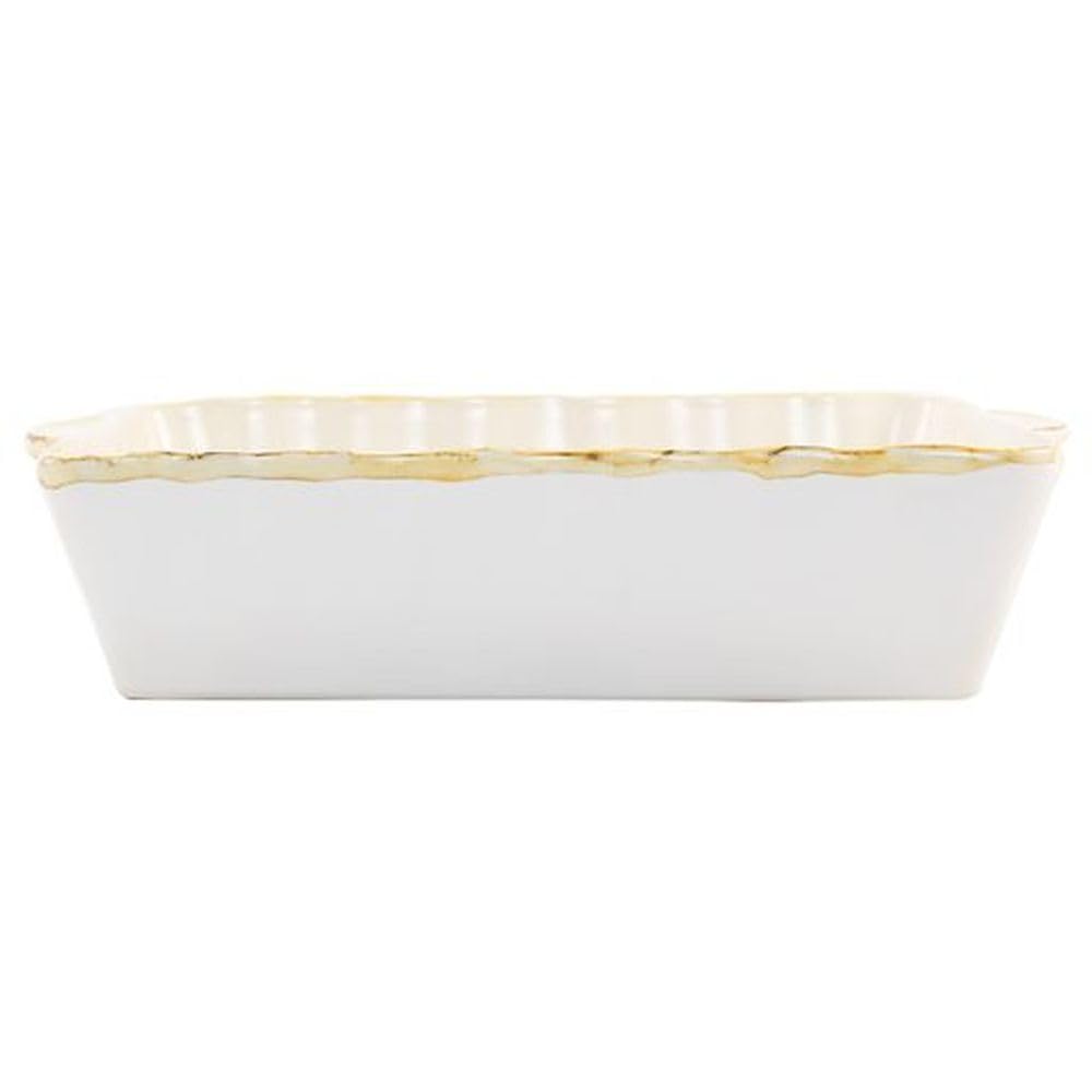 Italian Bakers White Large Rectangular Baker