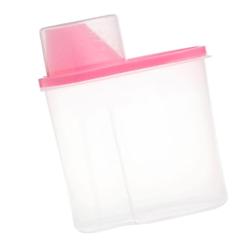 Zoomella Kitchen Cereal Dispenser Store Candy Food Storage Box Container 1.9L Pink|Food Storage Containers|Home & Garden