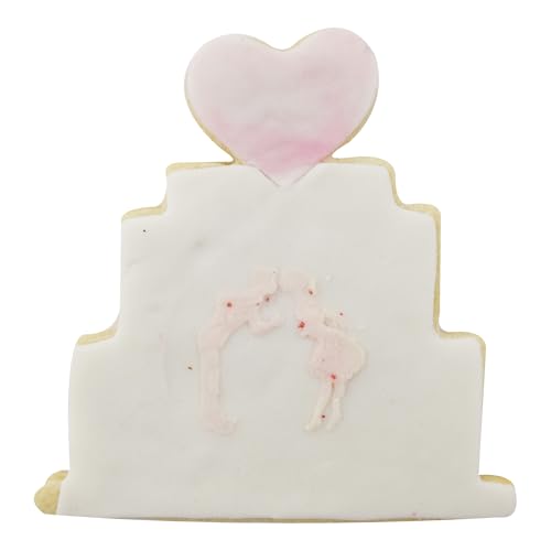 R&M Wedding Cake 4'' Cookie Cutter In Durable, Economical, Tinplated Steel